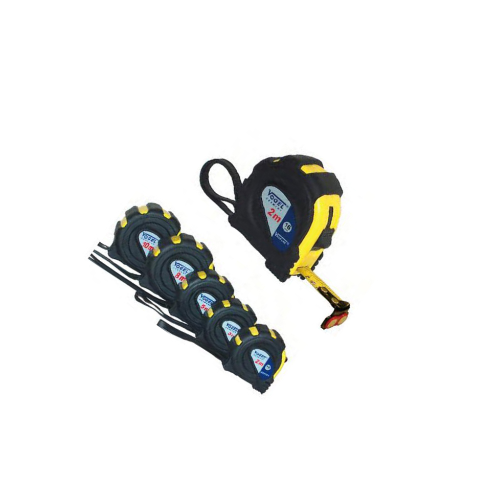 Vogel/沃戈尔 工程塑料卷尺 61-> 8m / 27 ft ±1,8mm 25mm 80*85*40mm 2.100mm 0,426KG 14 1108/61 1把